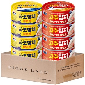 사조 참치135g (살코기4+고추4), 1세트, 135g