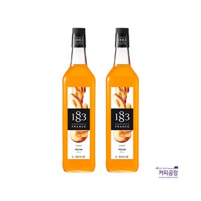 1883 피치 시럽 1L x 2개 / 복숭아시럽