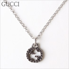 구찌쥬얼리 YBB455535001 GUCCI 인터락킹 GG 실버목걸이