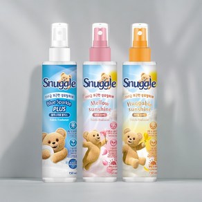 스너글 섬유탈취제 허거블선샤인 150ml + 멜로우선샤인 150ml + 블루스파클 플러스 150ml