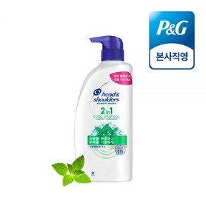 헤드앤숄더 2in1 쿨멘솔 샴푸 컨디셔너 겸용 800ml 1개