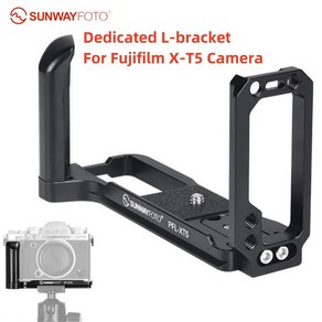 SUNWAYFOTO L 브래킷 PF XT5 핸드 그립 PFL 후지필름 X T5 카메라 Aca Swiss 퀵릴리즈 플레이트, 한개옵션0, 1개