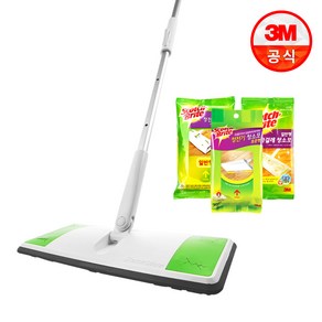 3M 스카치브라이트 표준형 올터치 막대걸레 + 정전기청소포40매 물걸레청소포1매 알뜰세트, 1세트