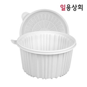 [ILYONG] 탕용기 JH 225파이 대 3000ml 50세트 PP 백색