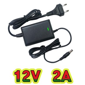 순흥전기 12V 2A 전원선일체형 어댑터 SMPS DC12V2000mA 아답터 직류전원장치, 12V2A 전원선일체형, 1개