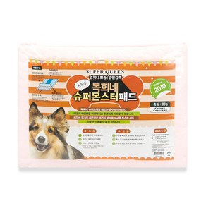 복희네 배변패드 슈퍼몬스터 80g 패드, 3개