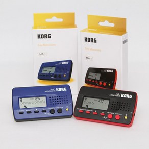 KORG 메트로놈 MA-1 코르그 박자기 사운드 튜너 튜닝기 2가지 색상, BKRD(레드), 1개