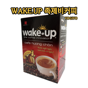 Wake up 웨이크업 커피 믹스 306g x 3개 족제비커피 위즐커피 베트남커피 총54스틱