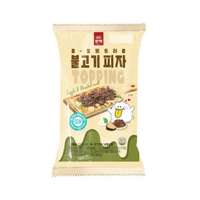 한맥 리얼토핑폭탄 트러플 불고기 피자 냉동, 138g, 10개