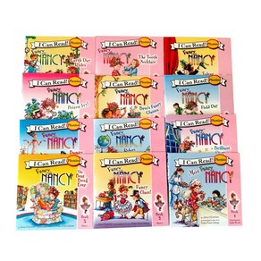 12 Books/Set I Can Read Phonics Pig / Fancy Nancy 아이캔리드 아이들 잠자리 이야기 그림책