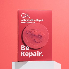 GIK 아스타잔틴 리페어 에센셜 마스크 35ml(10ea), 10개입, 1개