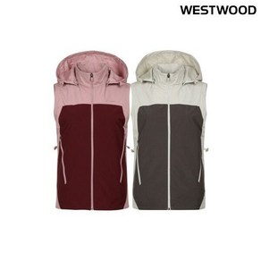 웨스트우드 WESTWOOD 우먼 배색 방풍 베스트(여자 가을 조끼) N3/604