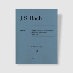 헨레 바흐 사랑하는 형과의 작별을 위한 카프리치오 BWV992(HN1305) 피아노 악보