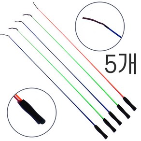 마리수 구멍치기 낚시대 5개 계곡 돌틈 미니 낚시대 초릿대 방파제 입문용 초보낚시 색상랜덤