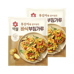 [기타]백설 통감자 바삭 부침가루 1kg x2개, 2개