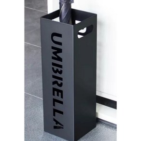 [에이그리미] 심플 레터링 감성 우산꽂이, 화이트