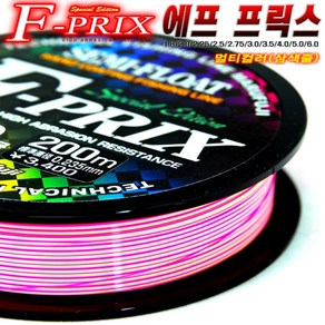 F-PRIX 에프플릭스 세미플로팅 원줄(멀티칼라)