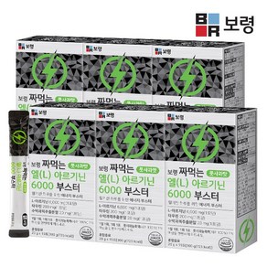 보령 짜먹는 엘 L 아르기닌 6000 부스터 15p, 300g, 6개