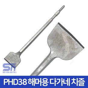 해머용 육각 H17 뿌레카 브레이커 다가네 치즐 450x80, 1개