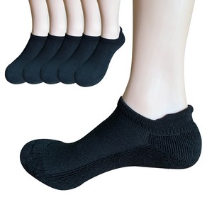 YMSOCKS 남성 발목보호 이중쿠션 스포츠양말 5족