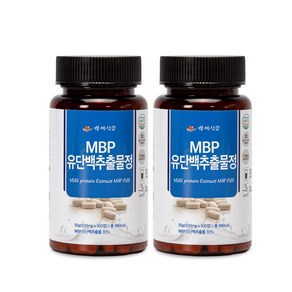 백세식품 MBP 유단백추출물정 500mg x 100정 HACCP 인증, 2개