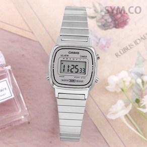 CASIO 카시오 여성용 메탈시계 LA670WA-7D