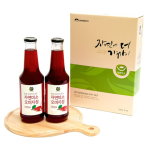 자연미소 오미자청 700ml 이젠하우스, 2개