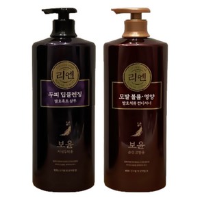 리엔 보윤 두피 딥클렌징 샴푸 + 모발 볼륨영양 컨디셔너 1000ml, 1개, 1L