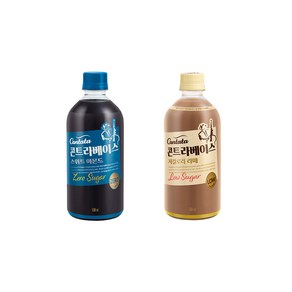 롯데칠성 콘트라베이스 500ml 스위트아몬드6+저칼로리라떼6/총12개입/무배