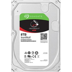 Seagate 내장 하드 드라이브 8TB ST8000VN004 3.5 인치 6Gbps 7200RPM 256MB 캐시