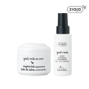 지아자 산양유 데이크림 50ml + 산양유 세럼 50ml, 1세트, 100ml