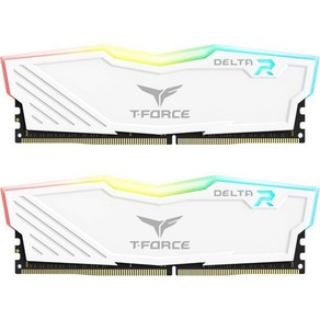 팀그룹 티포스 델타 RGB DDR4 32GB2x16GB 3600MHzPC428800 CL18 데스크톱 게이밍 메모리 모듈 램 TF3D432G3600HC18JDC01 블랙, 16GB(2x8GB)_DDR4 3000MHz 16-18, 2개