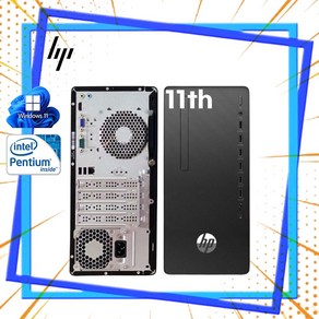 HP 중고컴퓨터 윈도우11 인텔11세대 미들형 280 PRO G8 MT G6405 16GB NVME M.2 256GB, WIN11 Po, 블랙 본체