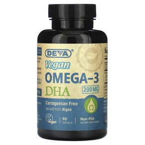 데바 비건 오메가 3 300mg DHA-EPA 비건소프트젤, 1개