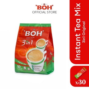 말레이시아 BOH 3 in 1 인스턴트 티 믹스 Instant Tea Mix 20g x 30개