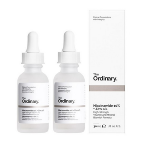 [1+1] 대용량 디오디너리 나이아신아마이드 앰플 10% + 징크 1% 60ml (30ml × 2개) 미백 기미 모공 세럼 에센스