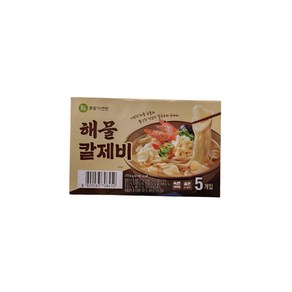 이가자연면 해물칼제비 수제비+칼국수, 5개, 155g