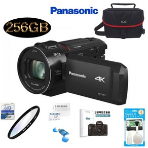 Panasonic HC-VX1 광학 24배 UHD 4K 프리미엄 캠코더+SD256G+KENKO AIR UV 필터+전용가방+LCD필름+크리닝킷+리더기 고용량패키지