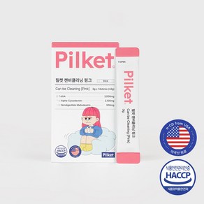 필켓 알파CD 분말 자두맛 캔비클리닝 핑크 알파시클로덱스트린 14포 42g, 1박스