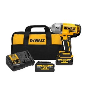 DEWALT 20V MAX XR 1/2인치 고토크 임팩트 렌치 호그 링 앤빌 키트 포함(DCF900P2)