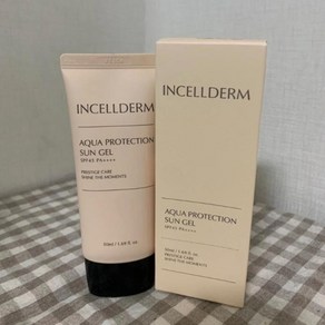 보습관리 인셀덤 선크림 썬크림 썬젤 선젤 50ml 아쿠아 프로텍션 [본사최신제...(4687930), 1개