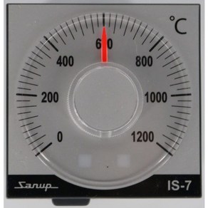 도자기 아날로그 온도조절계 온도지시조절기 400도 공업용 IS-7 (신형) [SM-K04MVN (구형단종)], 1개