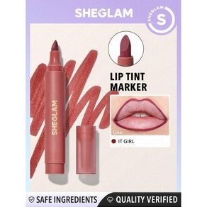 쉬글램 sheglam 러브 스테인드 립 틴트 마커 라이너, 1개