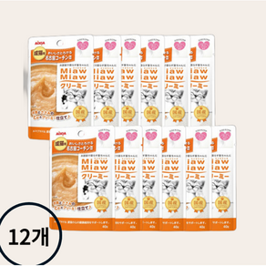 아이시아 먀우먀우 크림수프 파우치 40g 4종혼합 인기구성 12개 1박스, [MMC-9]닭고기, 1세트