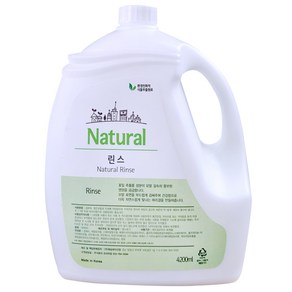 내추럴 린스 4.2kg 업소용 호텔용 사우나 대용량 4200ml, 1개, 4.2L