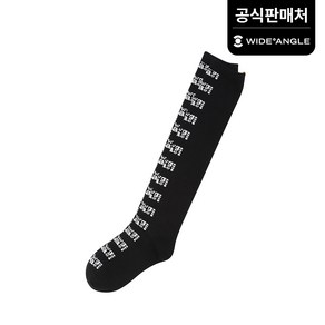 와이드앵글 공식 WG 여성 패턴 니삭스 WWU22S07Z1 (정상가:13 000), Black, 1개