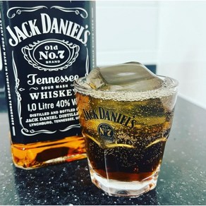 잭다니엘 샷잔 온더락잔 글라스 테네시 위스키 Jack Daniel's, 1개