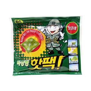 박상병 핫팩 150g 보온대 손난로 캠핑 골프 낚시 군용 야외활동 야간근무, 1개