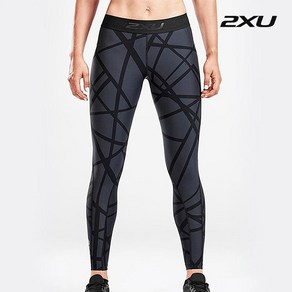 [2XU] 여성 프린트 악셀러레이트 컴프레션 레깅스_XULA268DBK