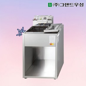 그랜드우성 업소용 전기 튀김기 WS-EFS10S 스텐 1구 3KW